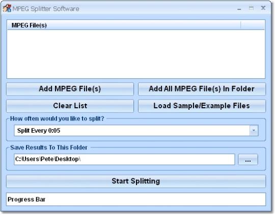 MPEG Splitter Software