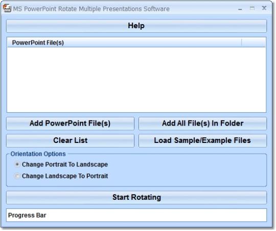 MS PowerPoint Rotate Multiple Presentations Software