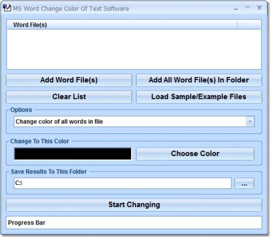 MS Word Change Color Of Text Software
