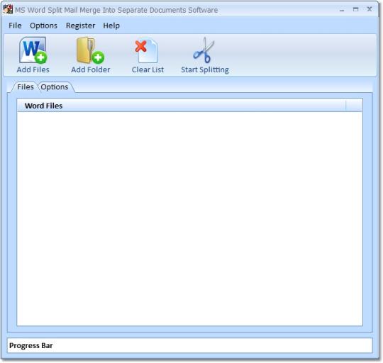 MS Word Split (Break, Create) Mail Merge Into Separate Documents Software