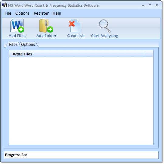 MS Word Word Count & Frequency Statistics Software