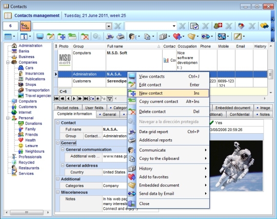 MSD Organizer Portable Freeware