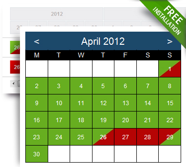 Multi Availability Calendar