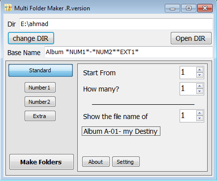 Multi Folder Maker R
