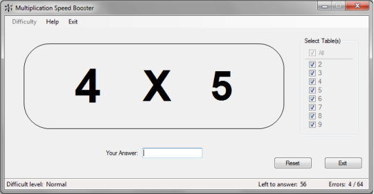 Multiplication Speed Booster