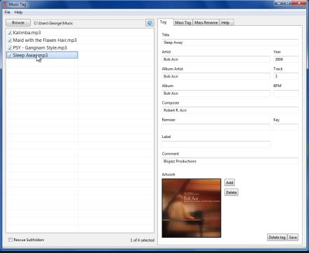 Music Tag for Windows