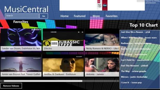 MusiCentral for Windows 8
