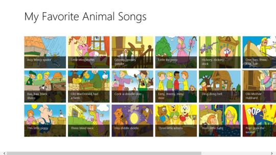 My Favorite Animal Songs for Windows 8