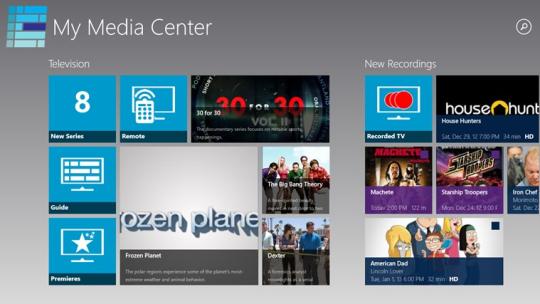 My Media Center for Windows 8