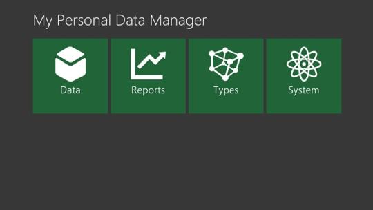 My Personal Data Manager for Windows 8