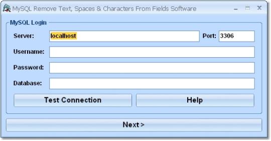 MySQL Remove (Delete, Replace) Text, Spaces & Characters From Fields Software