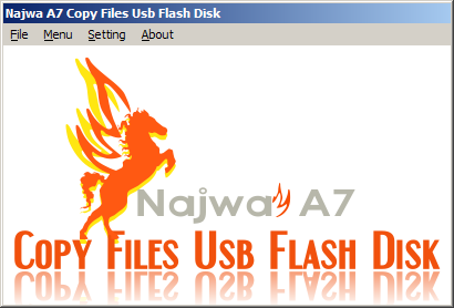 Najwa A7 Copying Files Usb Flash Disk