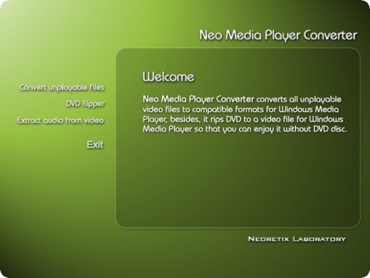 Neo Media Player Converter