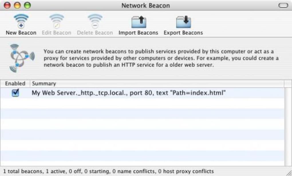 Network Beacon