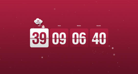 New Year Clock & Countdown Screensaver