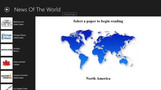 News Of The World for Windows 8