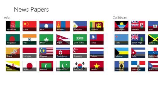 Newspapers for Windows 8