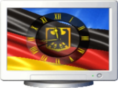 NFS Germany Flag Clock