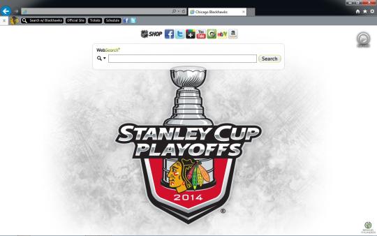 NHL Chicago Blackhawks Theme for Internet Explorer
