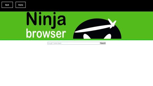 Ninja Browser for Windows 8
