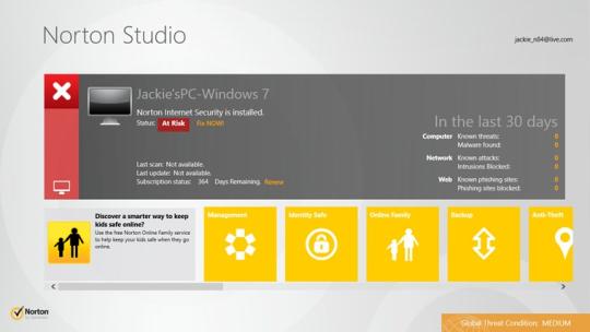 Norton Studio for Windows 8