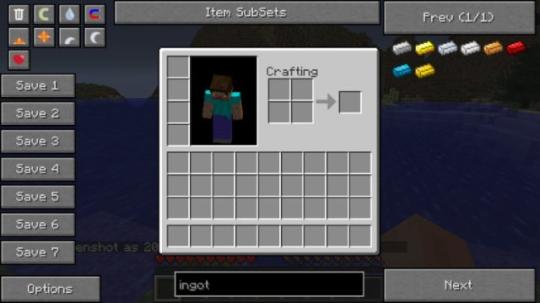 Not Enough Items mod for Minecraft