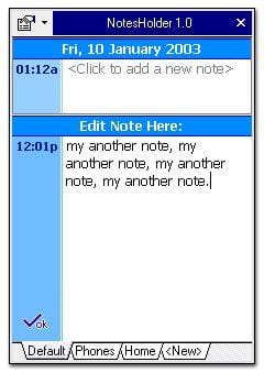 NotesHolder
