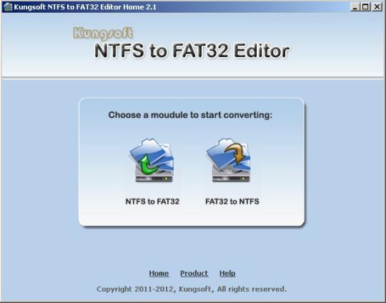 NTFS to FAT32 Editor