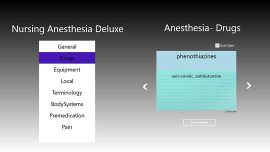 Nursing Anesthesia Deluxe for Windows 8