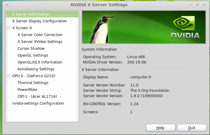 Nvidia OpenGL Display Driver for FreeBSD