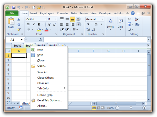 Office Tabs for Excel (64-Bit)