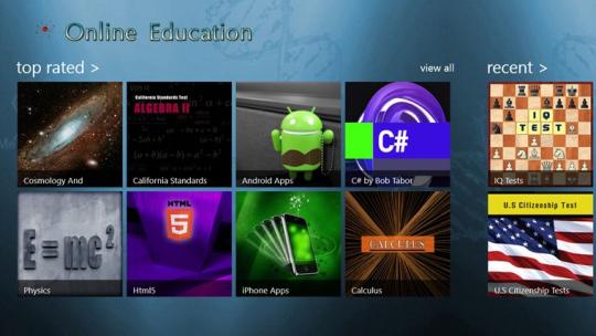 Online Education for Windows 8