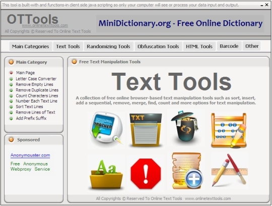 Online Text Tools