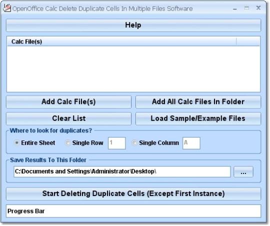 OpenOffice Calc Delete Duplicate Cells In Multiple Files Software