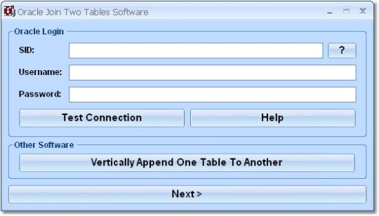 Oracle Join Two Tables Software