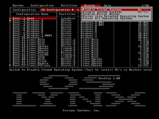 OS Lynx Operating System Manager