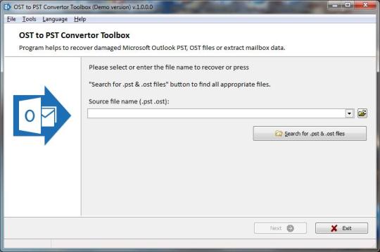 OST to PST Converter Toolbox