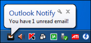 Outlook Notify POP3