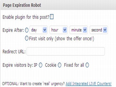 Page Expiration Robot