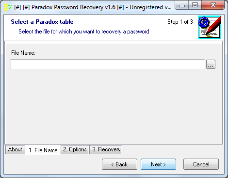 Paradox Password Recovery
