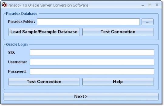 Paradox To Oracle Conversion Software