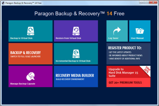 Paragon Backup & Recovery Free (32-bit)