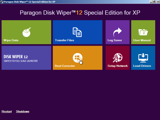 Paragon Disk Wiper 12 Special Edition for XP