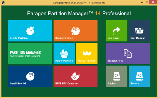 Paragon Partition Manager Professional (32-bit)