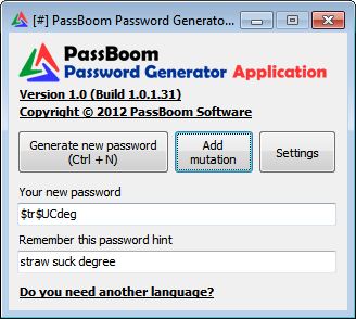 PassBoom Password Generator