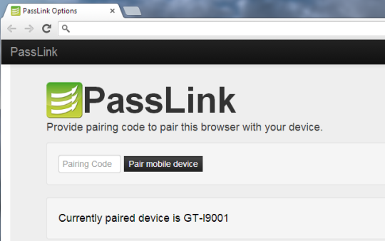 PassLink for Chrome