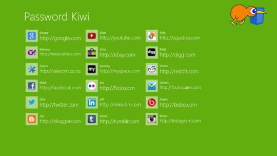 Password Kiwi for Windows 8