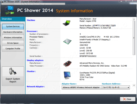 PC Shower 2014