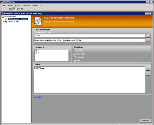 PCS File System Monitor