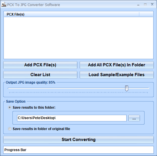PCX To JPG Converter Software
